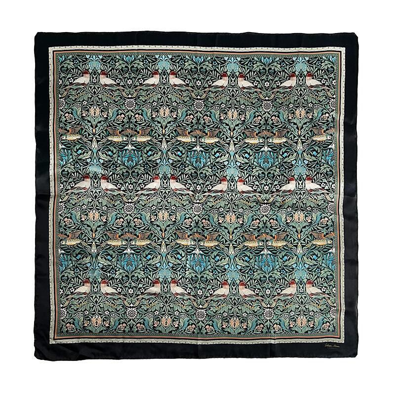 Bird Silk Scarf – William Morris – Luxury & Elegance